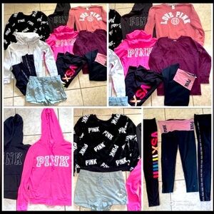 Large 10 piece •Lot•Bundle•Vintage Victoria’s Secret love pink assorted items